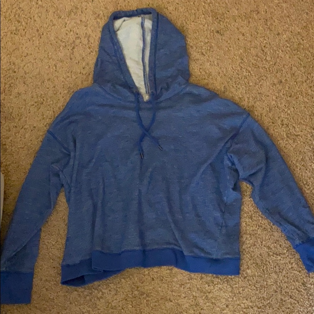 Royal Blue GapFit Hoodie with Slit/Open Back